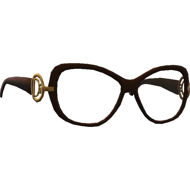 Стрекоза с коричневыми линзами