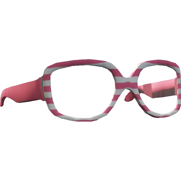 Квадратные с фиолетовыми линзами