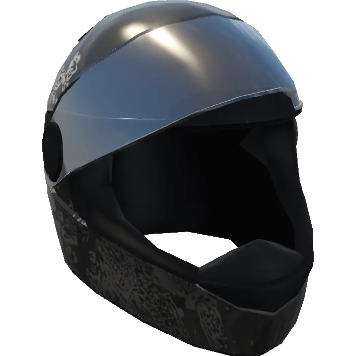 Открытый глянцевый мотоциклетный шлем