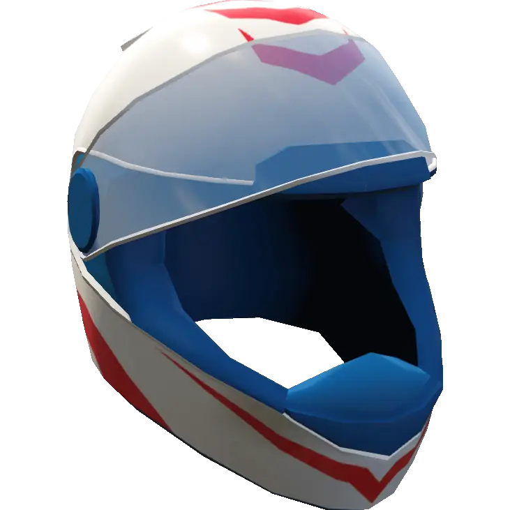 Открытый глянцевый мотоциклетный шлем