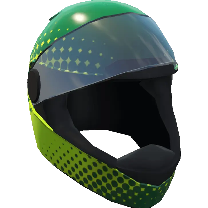 Открытый глянцевый мотоциклетный шлем