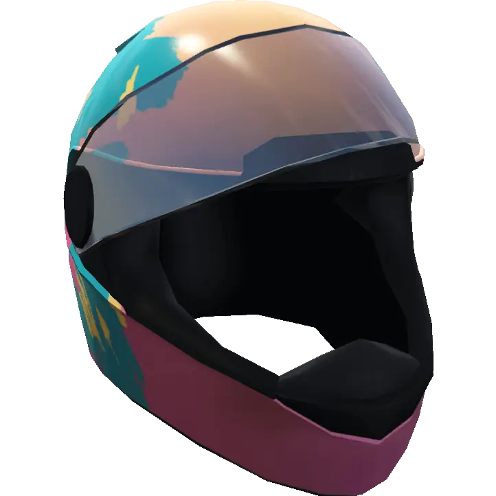 Открытый глянцевый мотоциклетный шлем