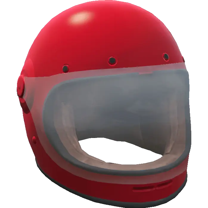 Закрытый ретро-шлем