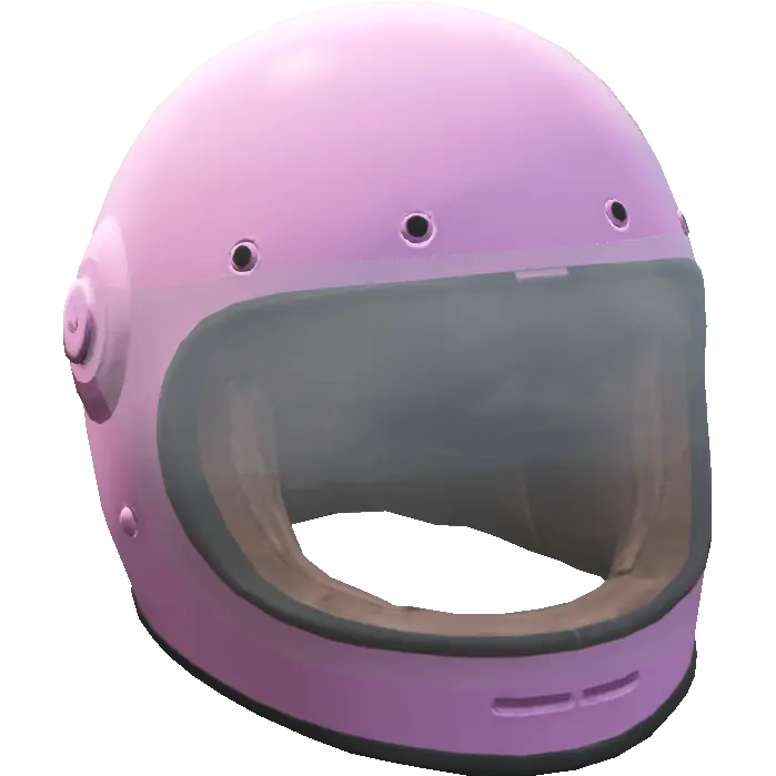 Закрытый ретро-шлем