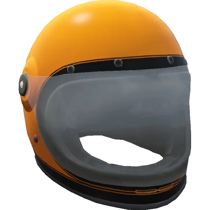 Закрытый ретро-шлем