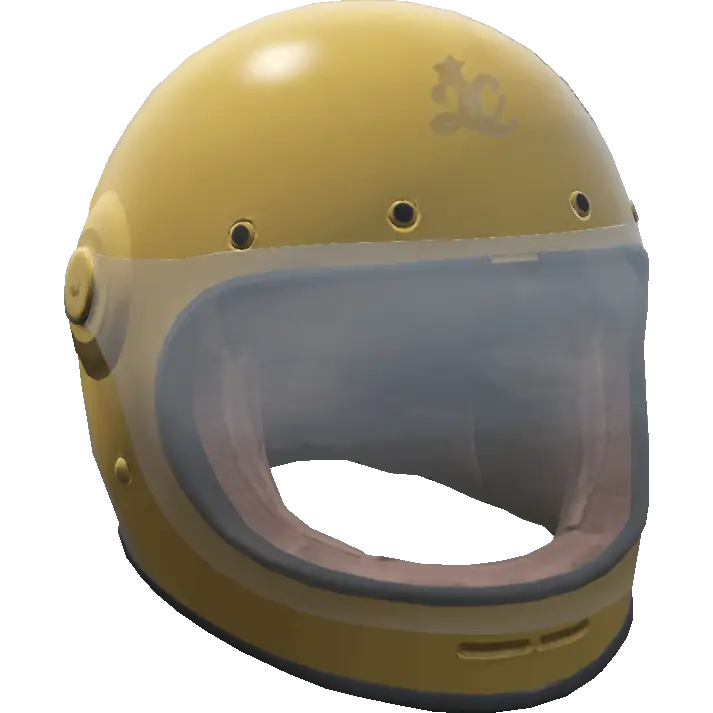 Золотой закрытый шлем ДК