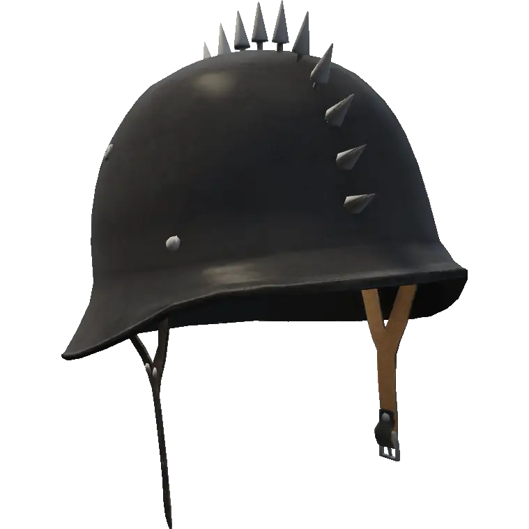 Каска с шипами