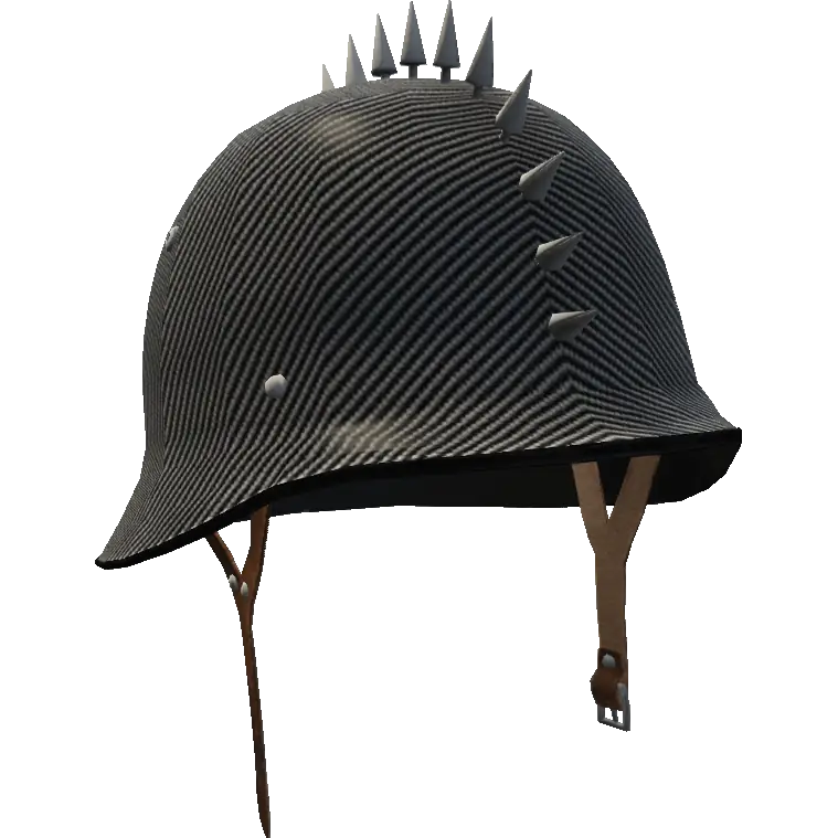 Каска с шипами