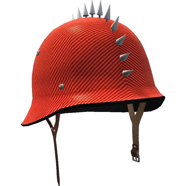 Каска с шипами