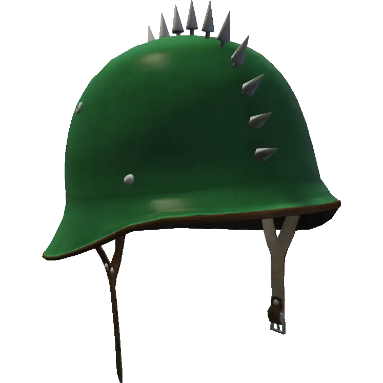 Каска с шипами