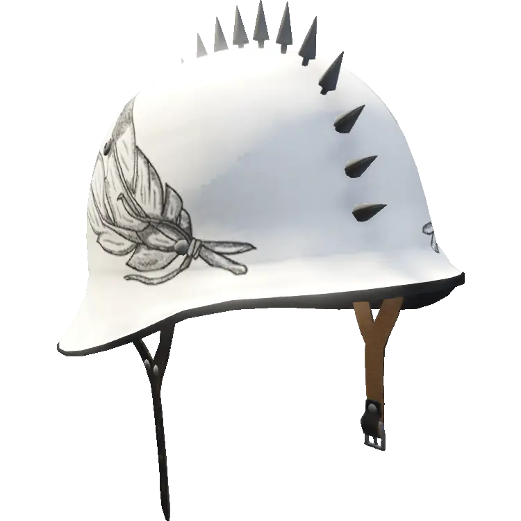 Каска с шипами