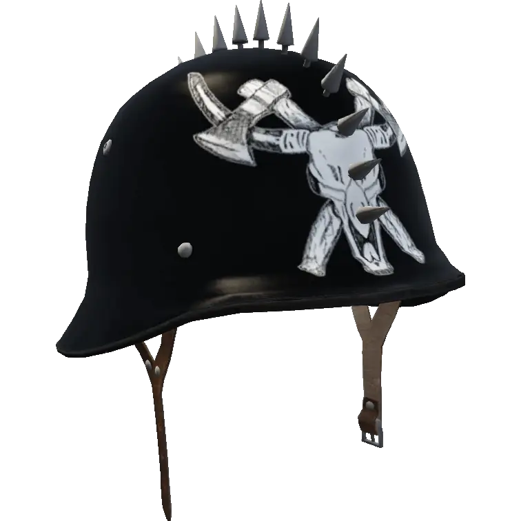 Каска с шипами