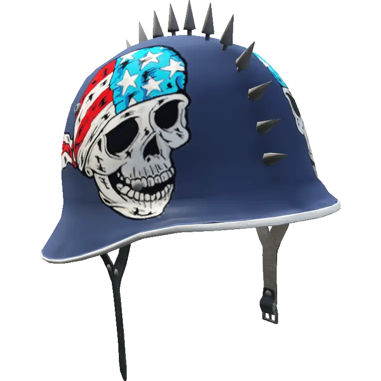 Каска с шипами