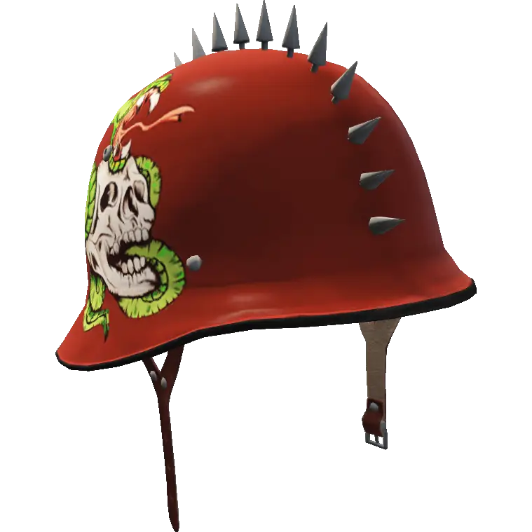 Каска с шипами