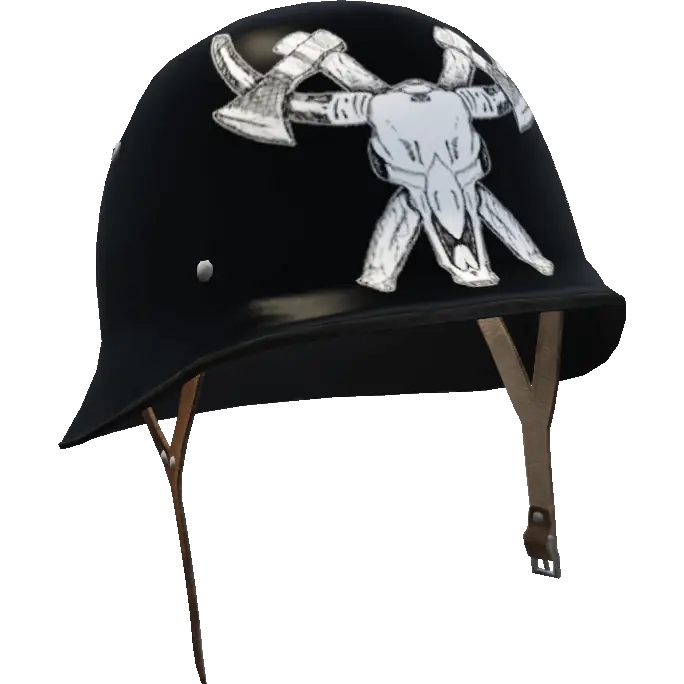 Каска чугунная