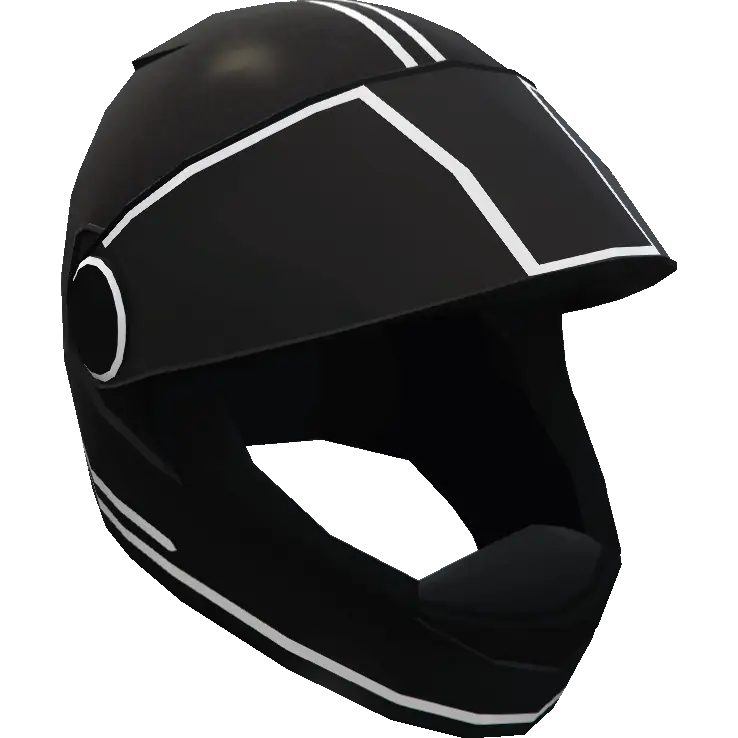 Неоновый открытый шлем