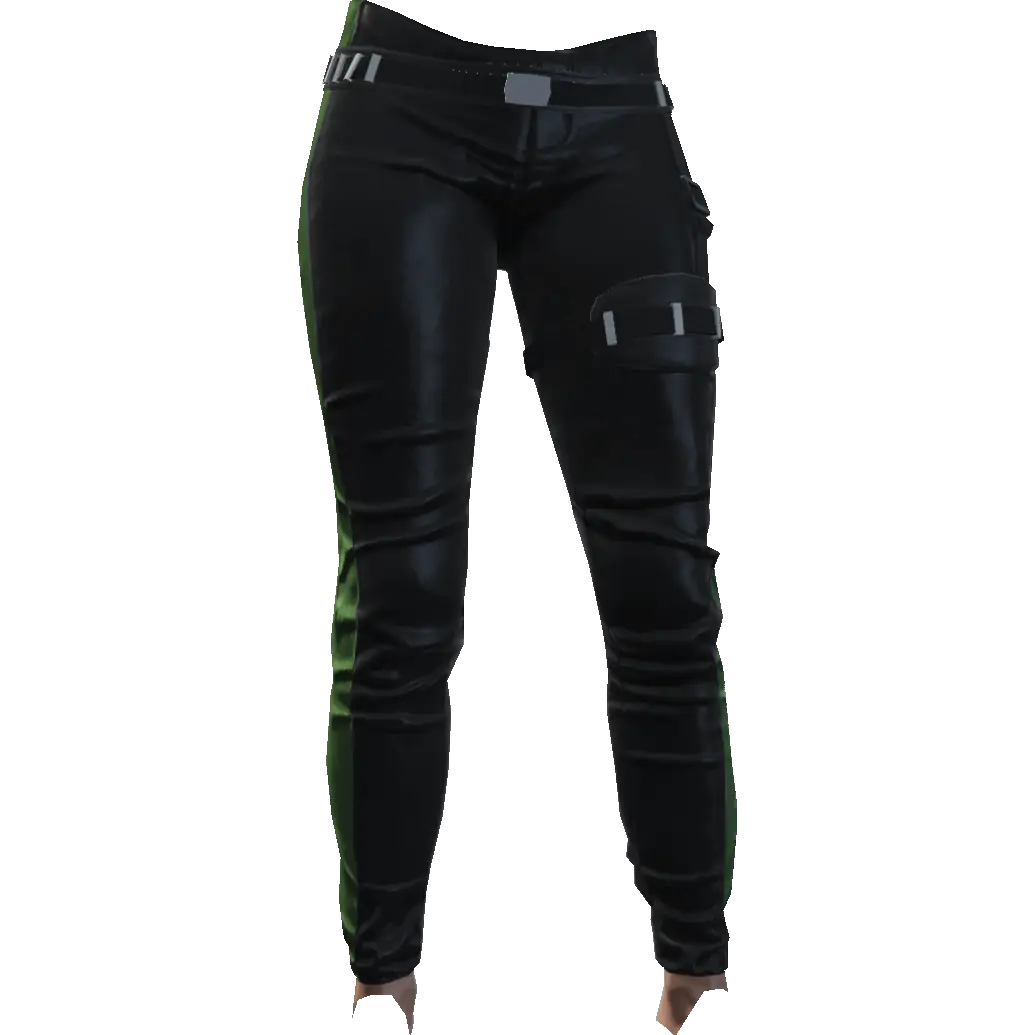 Зауженные штаны с подвязкой