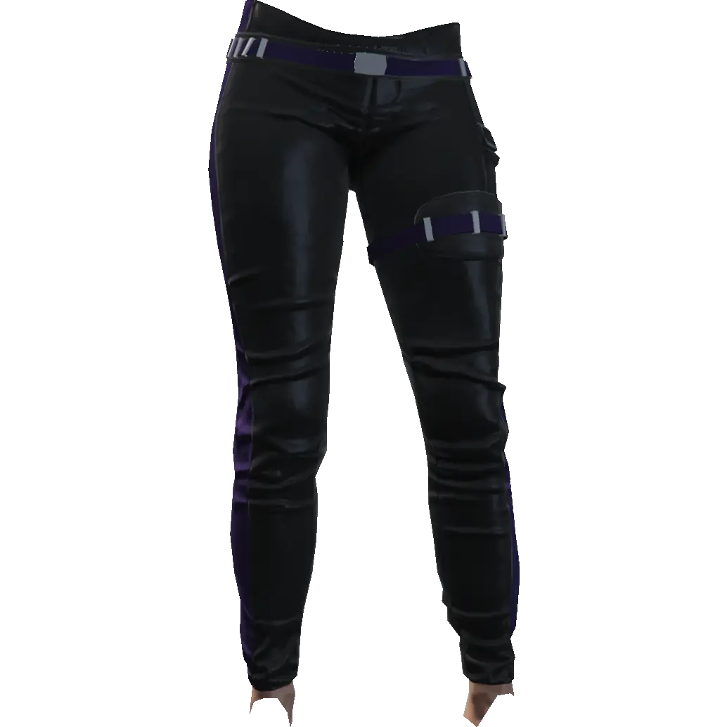 Зауженные штаны с подвязкой