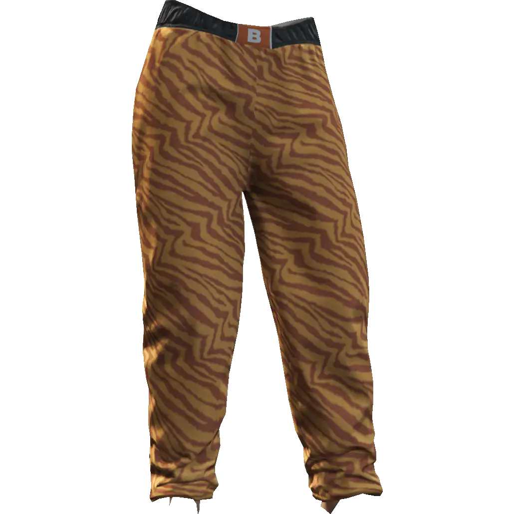 Свободные штаны с цветами