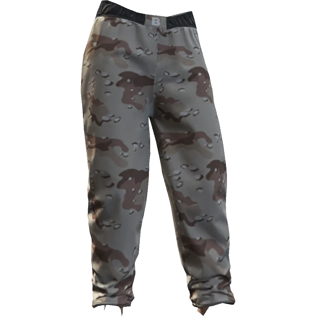 Свободные штаны с цветами