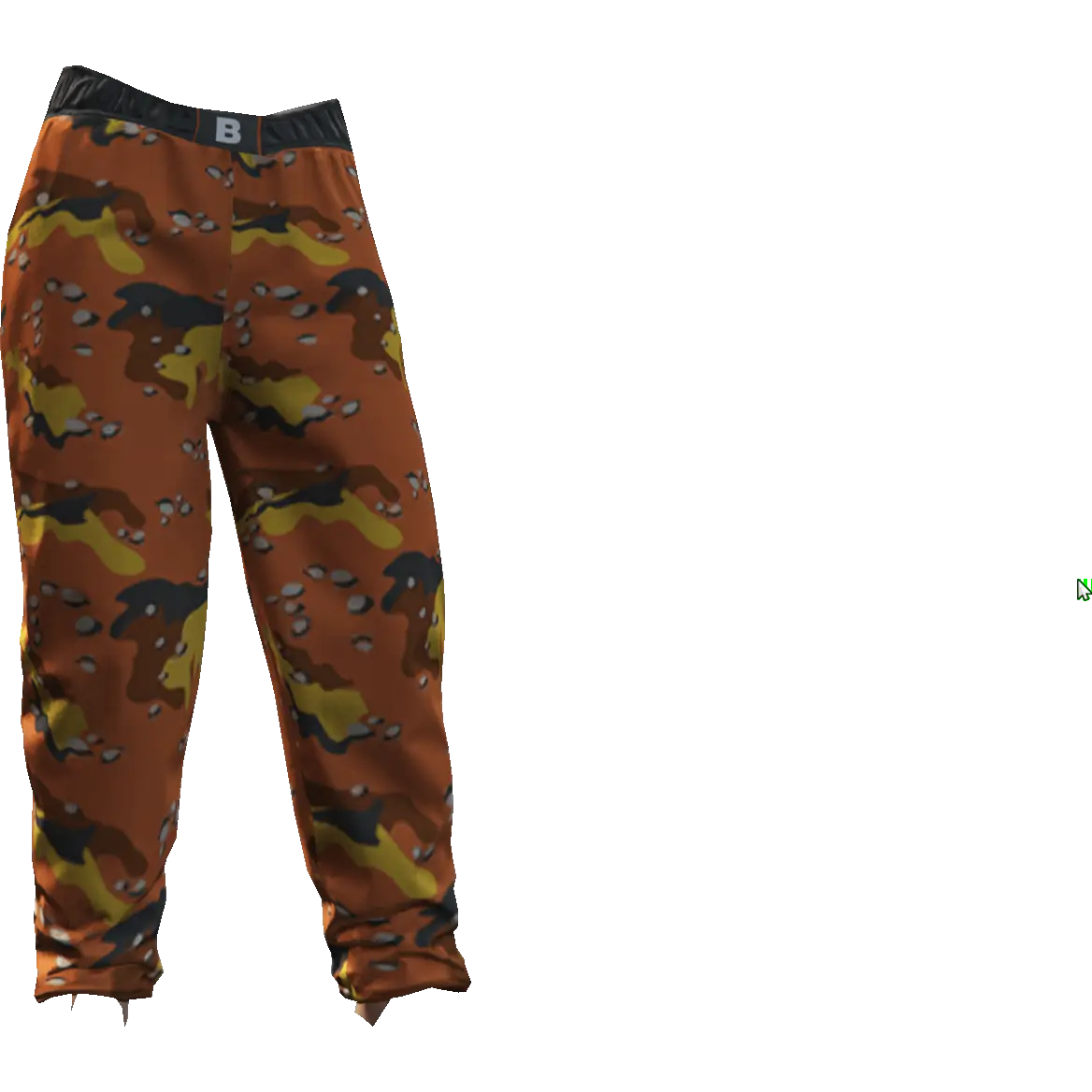 Свободные штаны с цветами