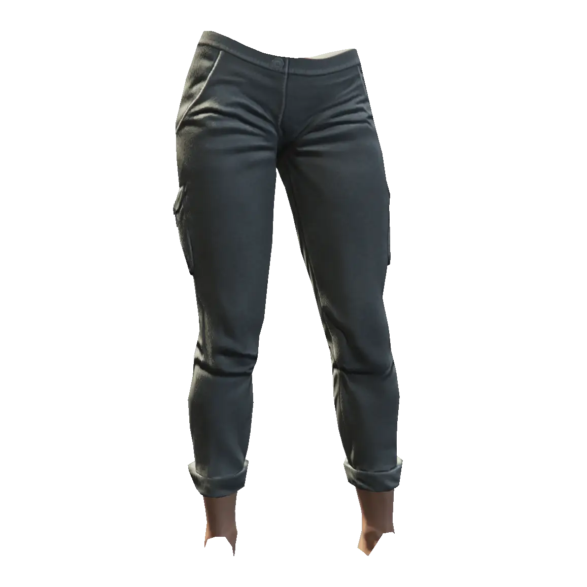 Спортивные брюки с подворотами