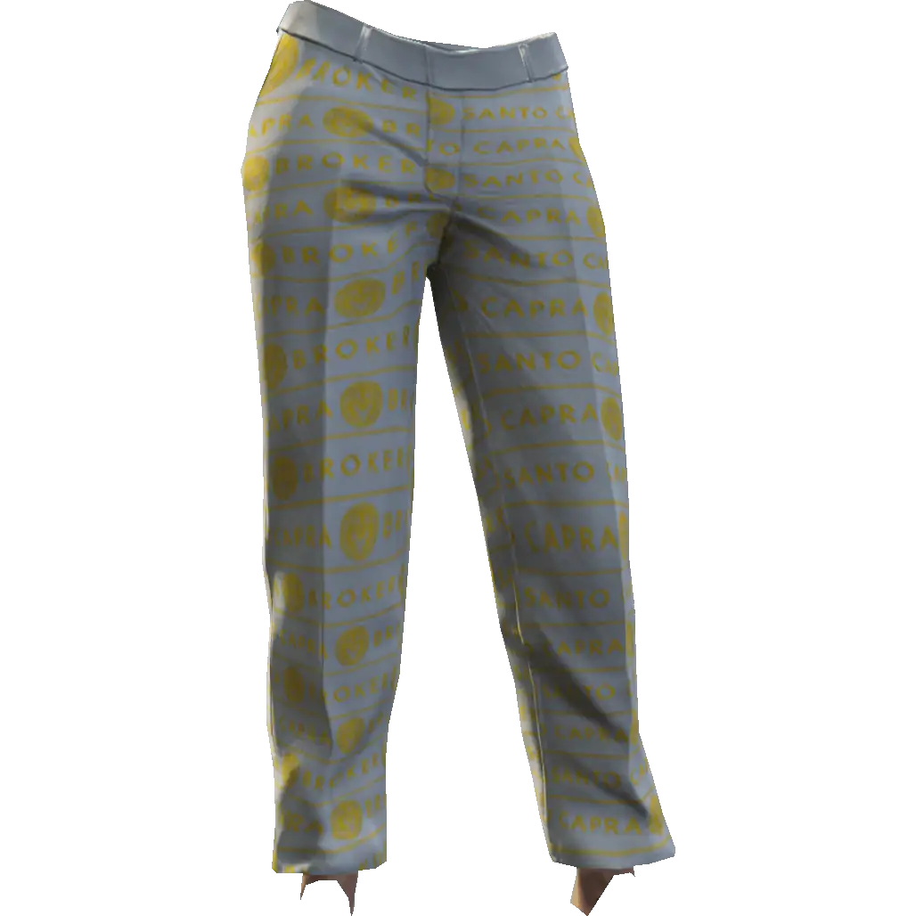 Классические брюки с узорами