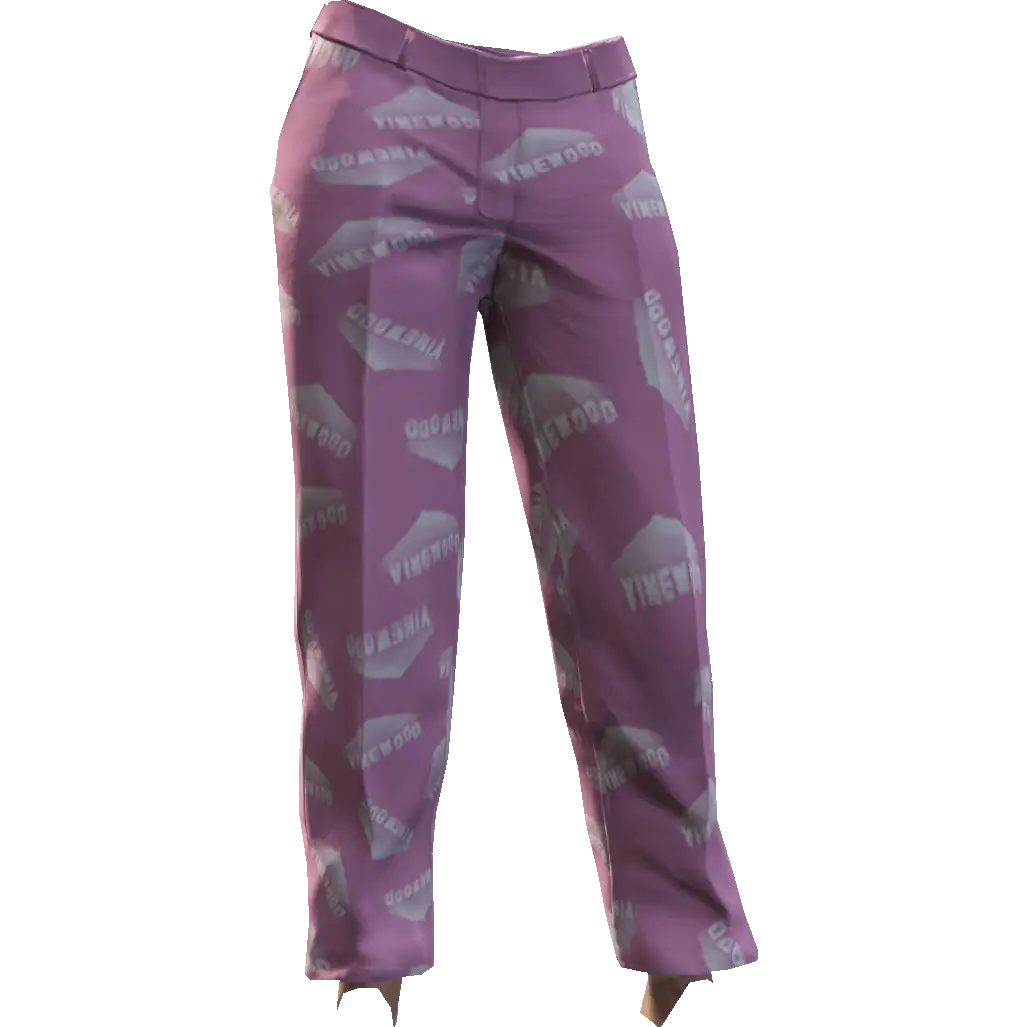 Классические брюки с узорами