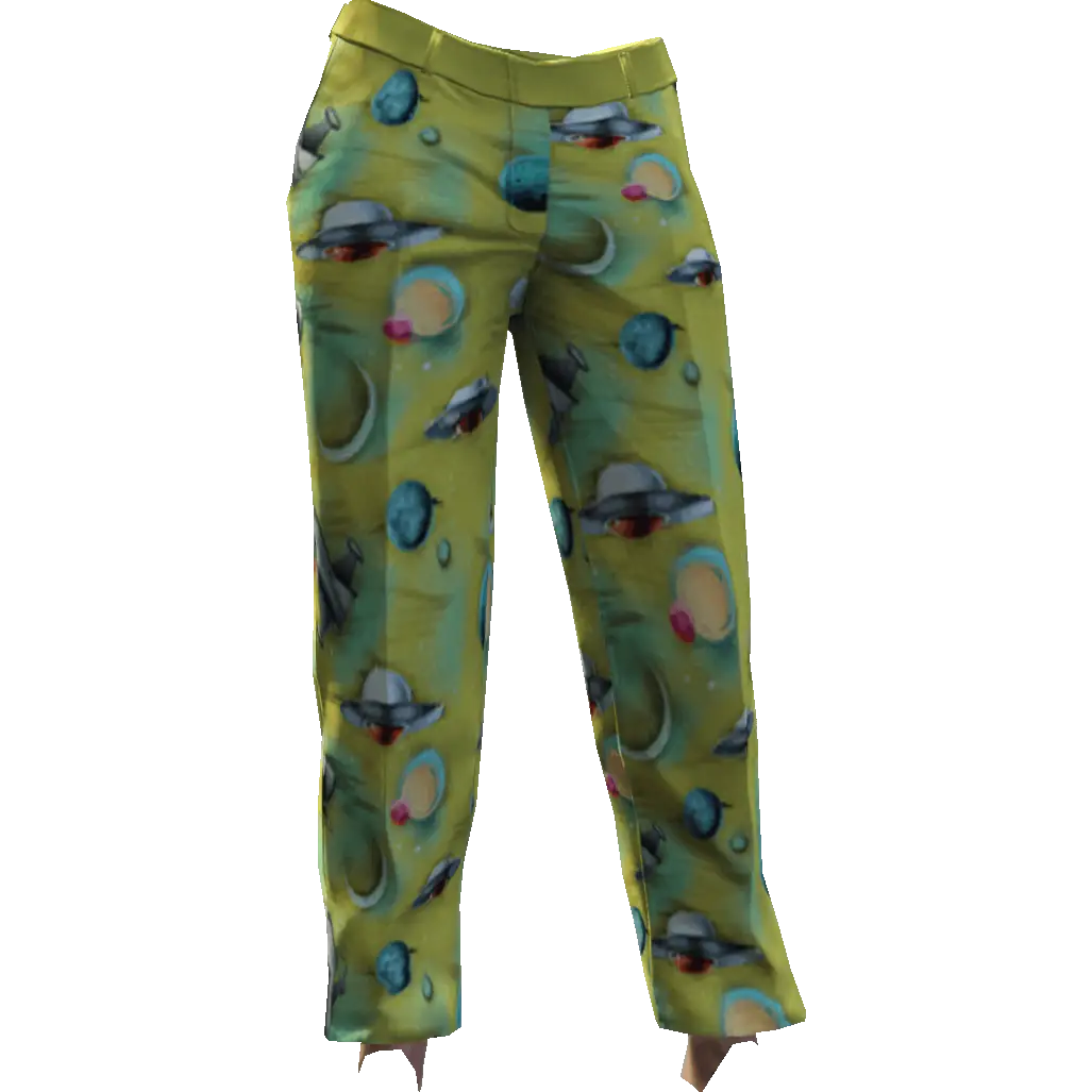 Классические брюки с узорами