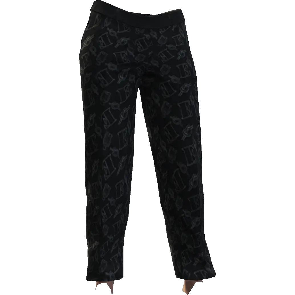 Классические брюки с узорами