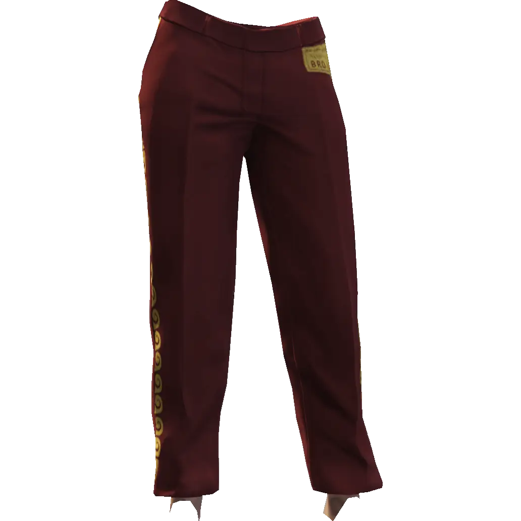 Классические брюки с узорами