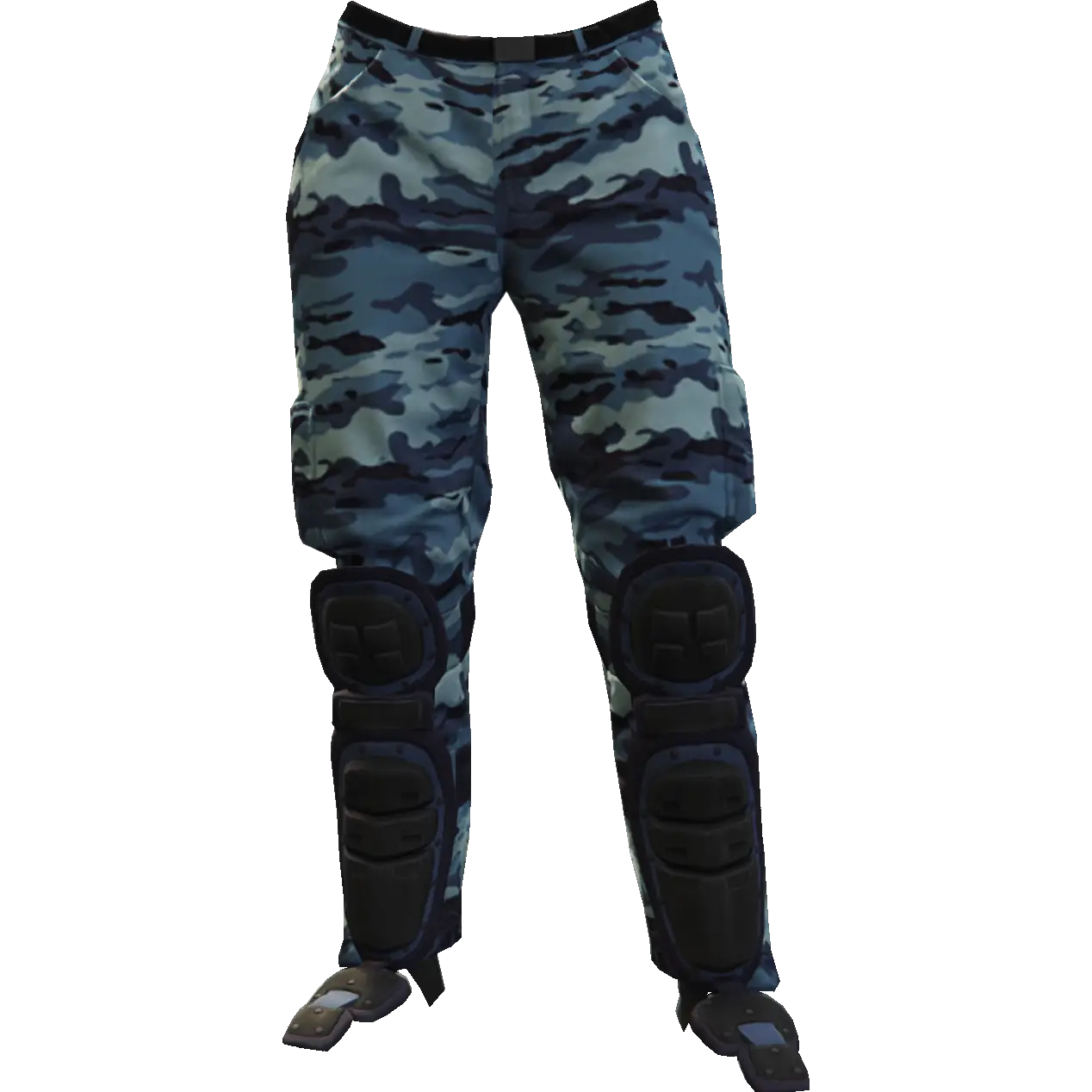 Штаны с накладкой