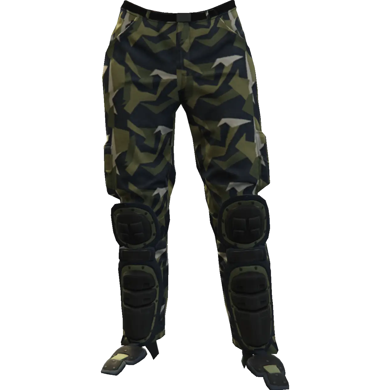 Штаны с накладкой