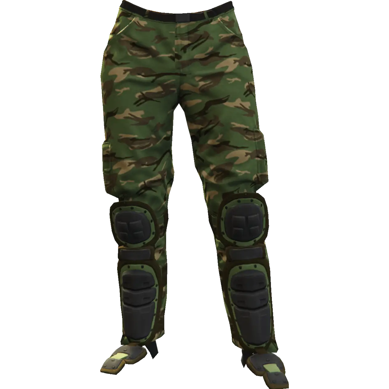 Штаны с накладкой