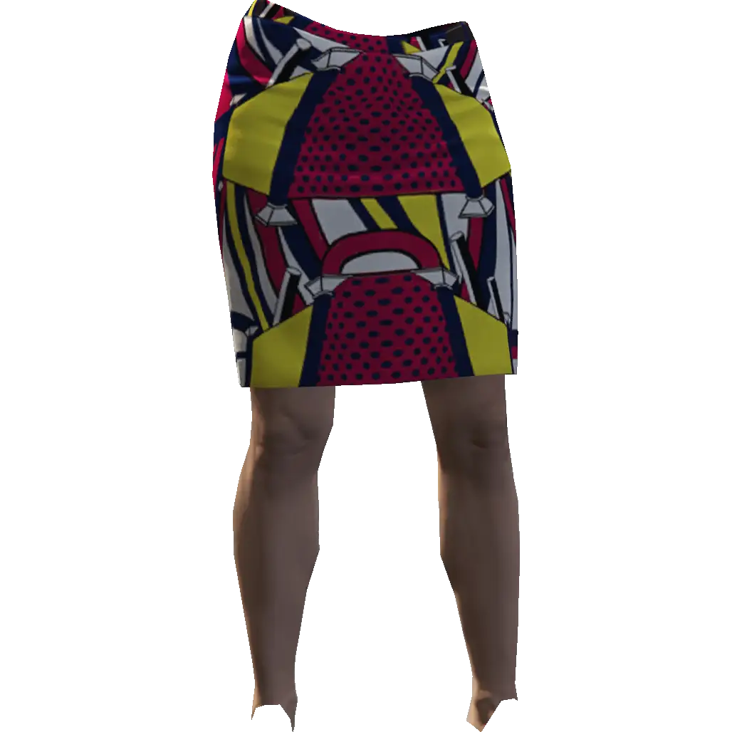 Разноцветная юбка