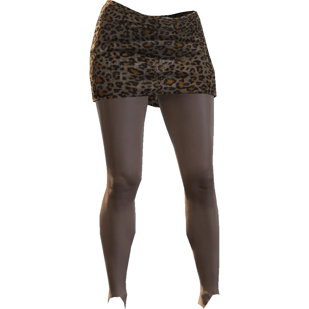 Леопардовая юбка