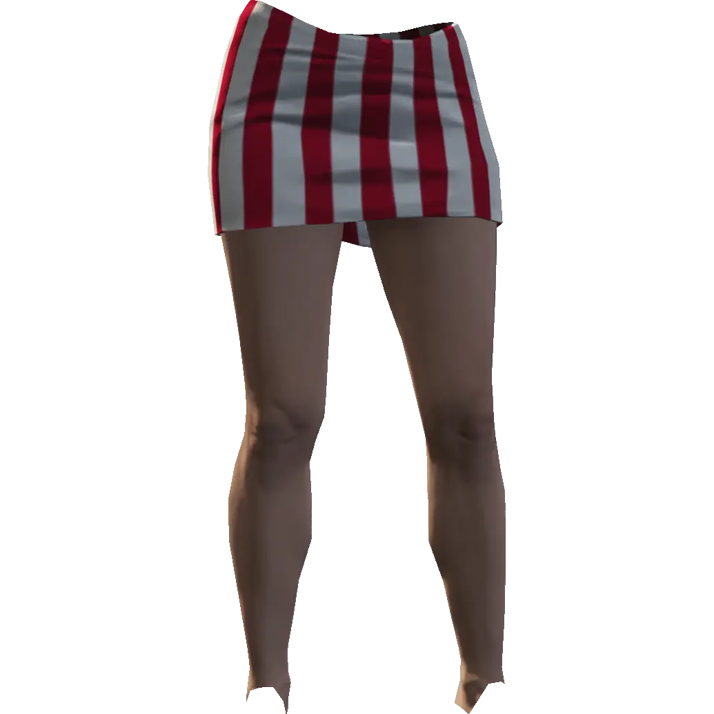 Юбка в полоску