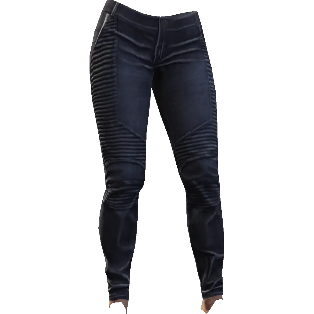 Зауженные джинсы с узором