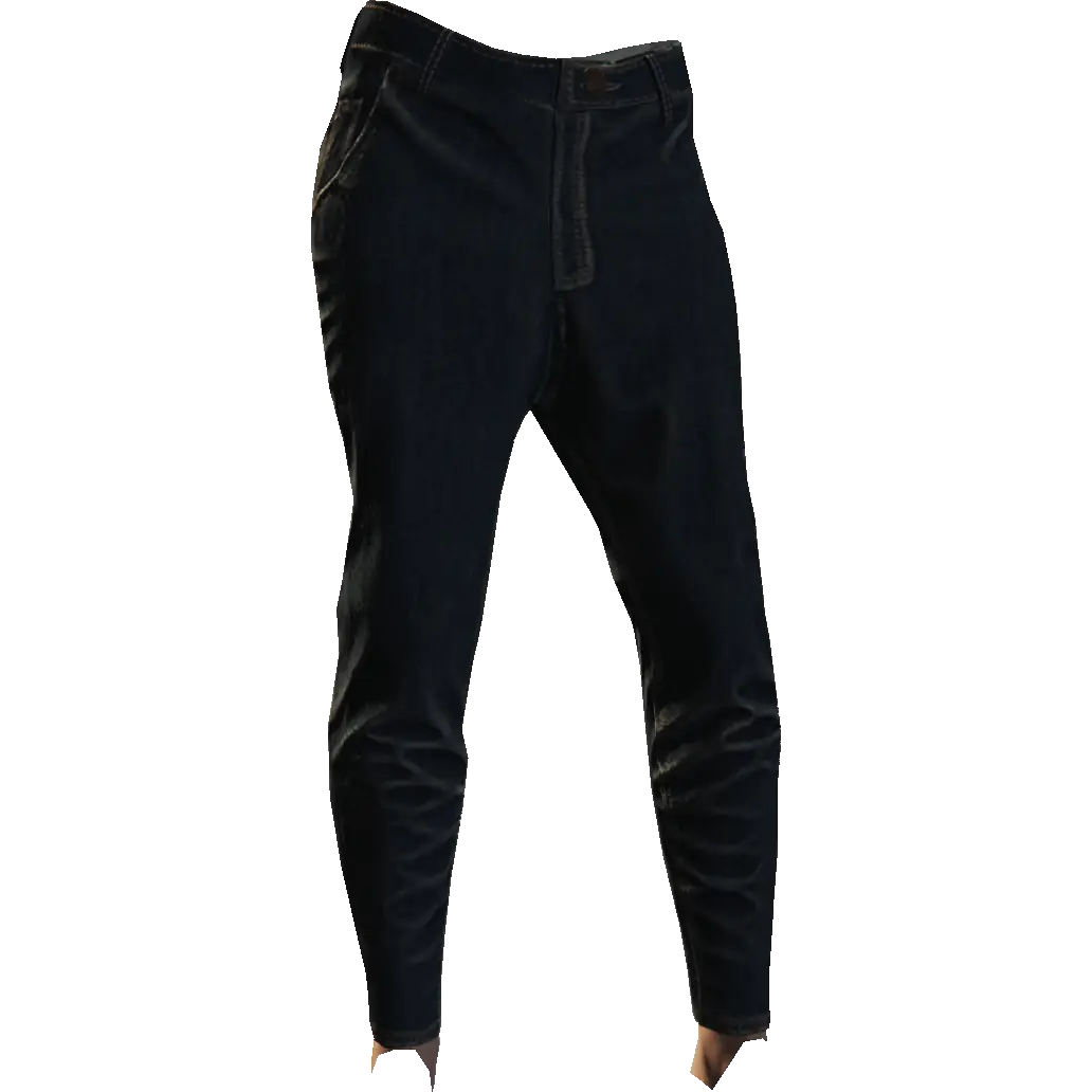 Зауженные джинсы ручной работы