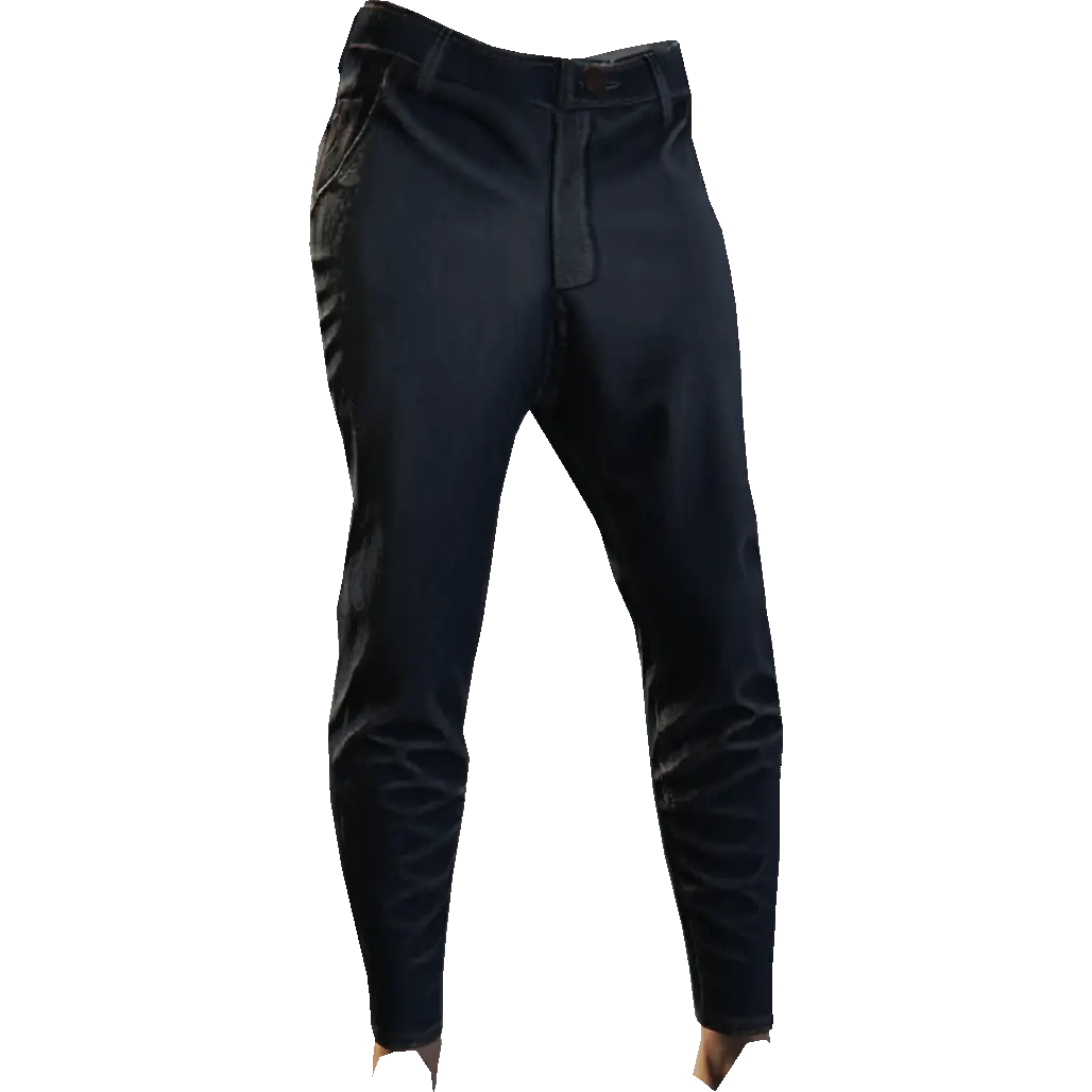 Зауженные джинсы ручной работы