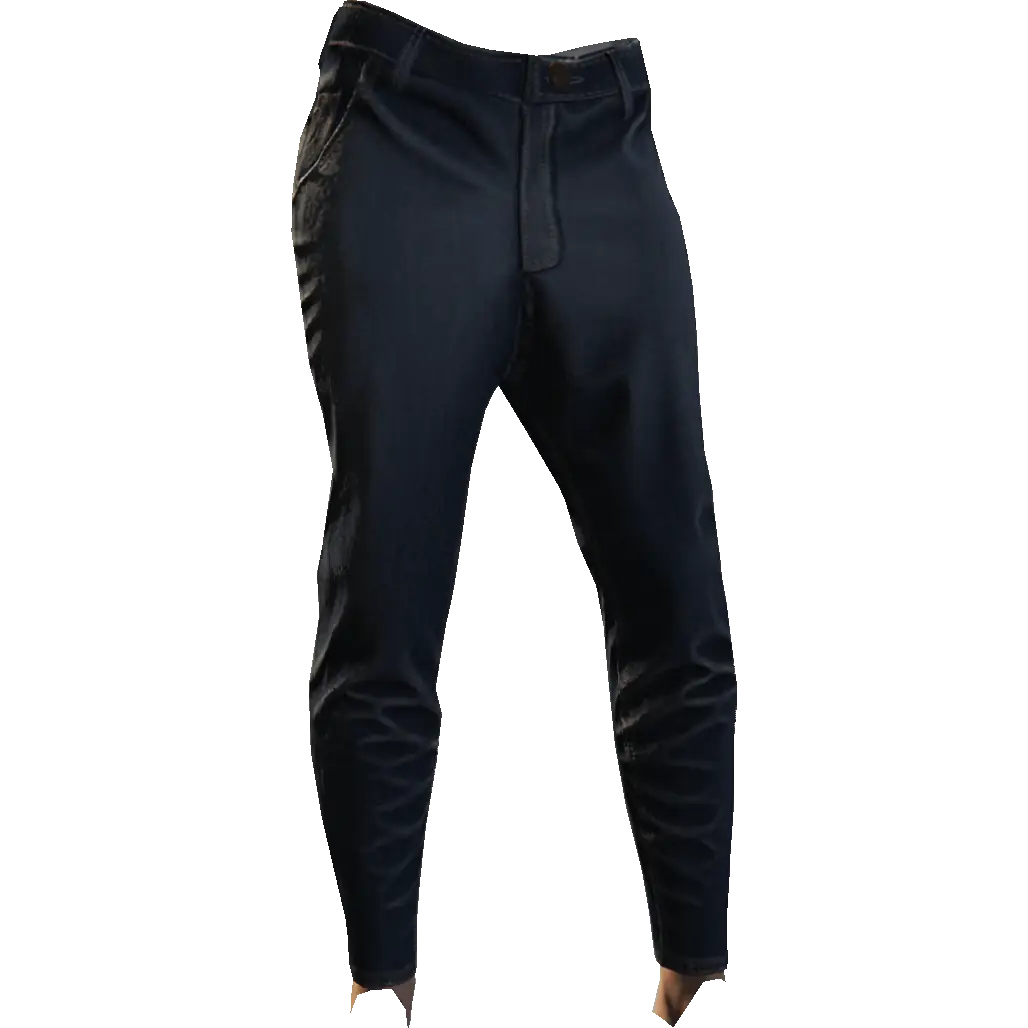 Зауженные джинсы ручной работы