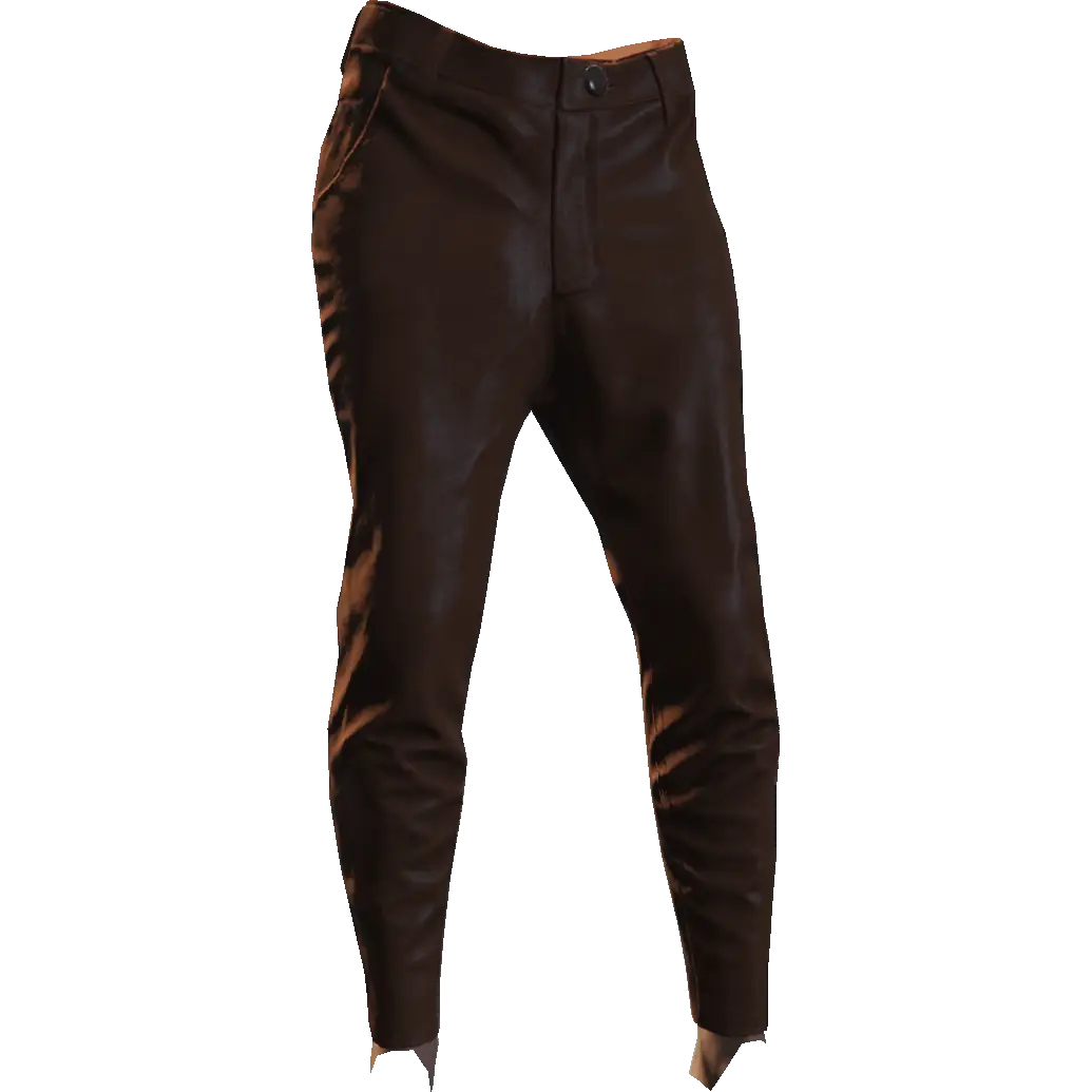 Зауженные джинсы ручной работы латексные