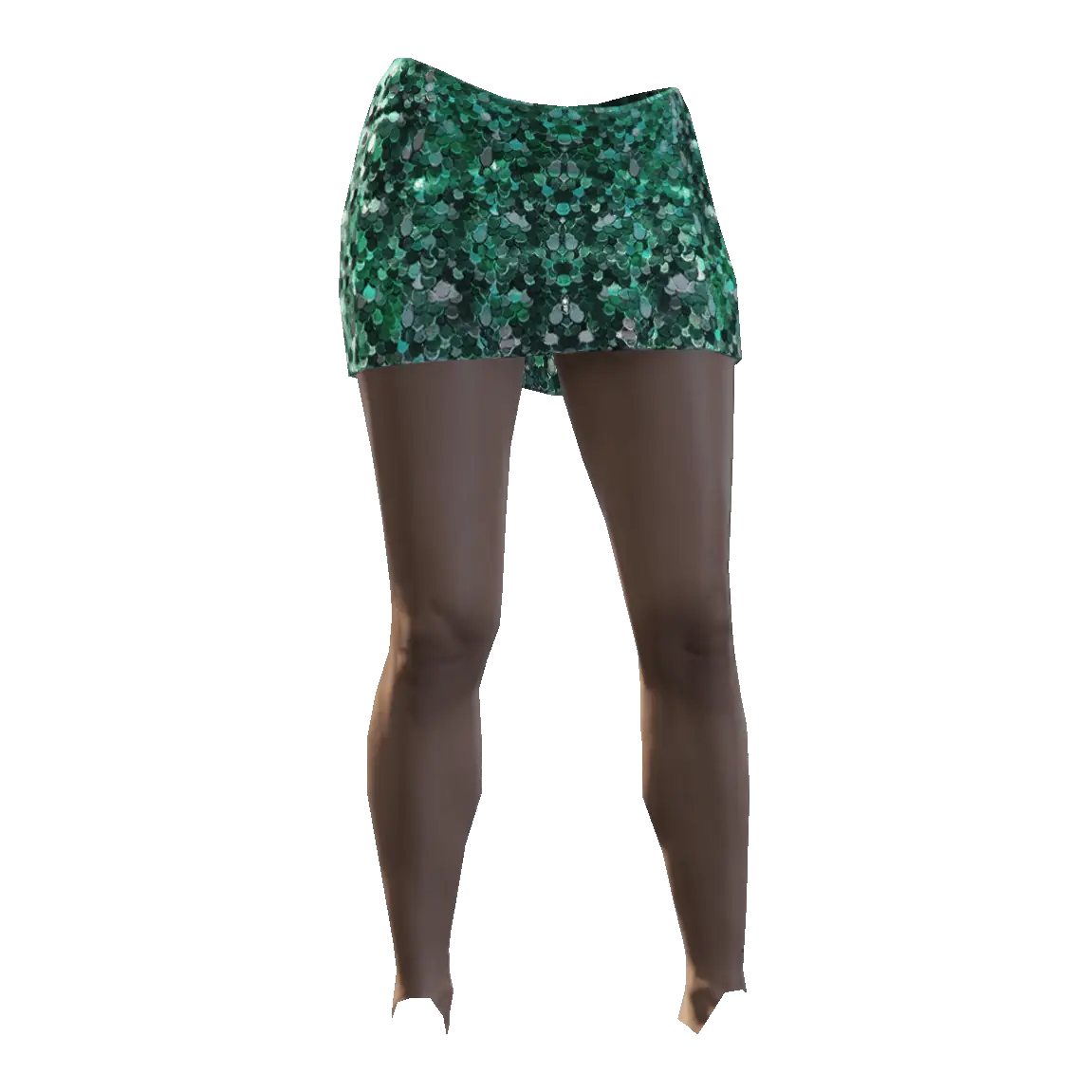 Разноцветная мини-юбка