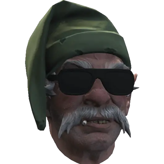 Эльф с сигаретой