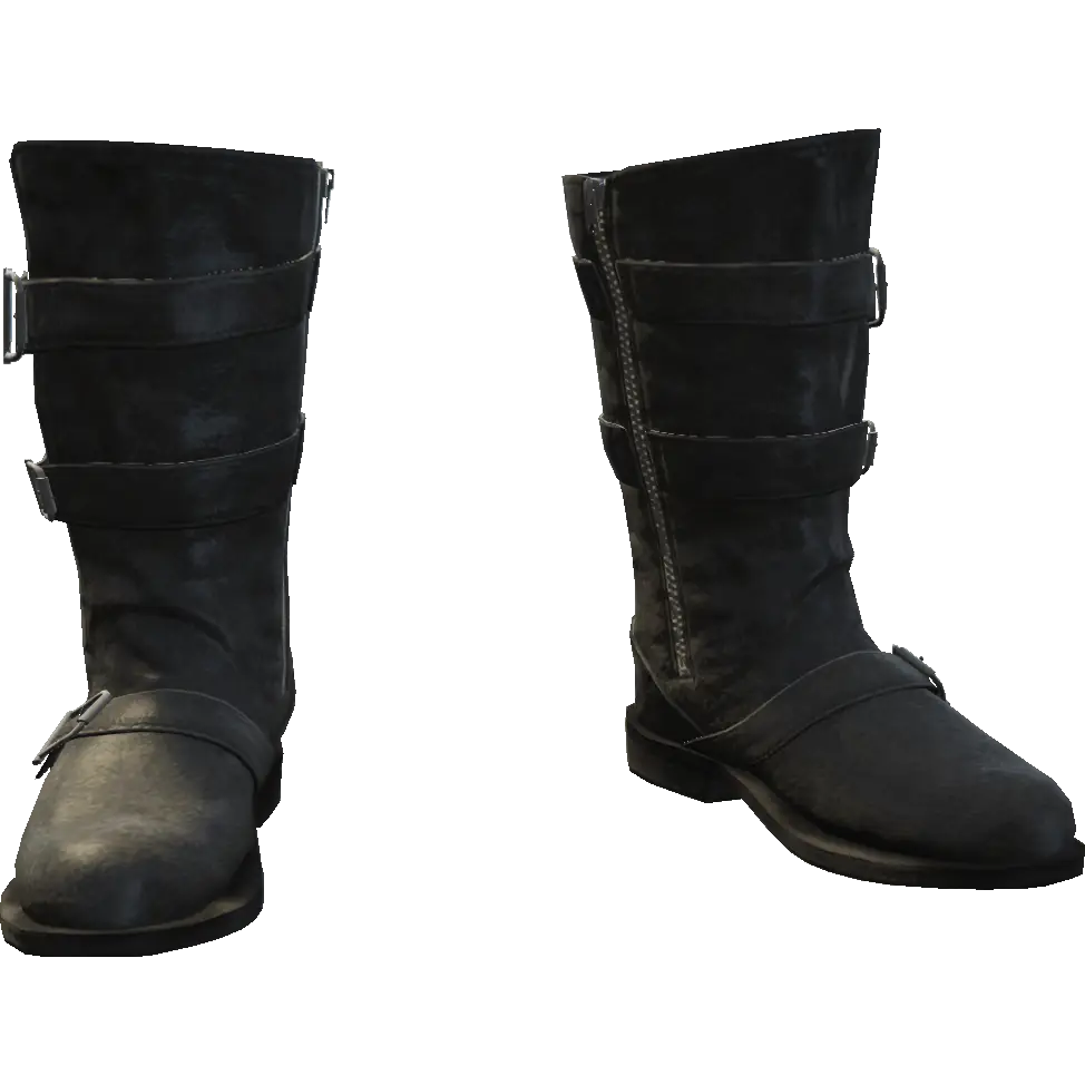 Ковбойские сапоги черные