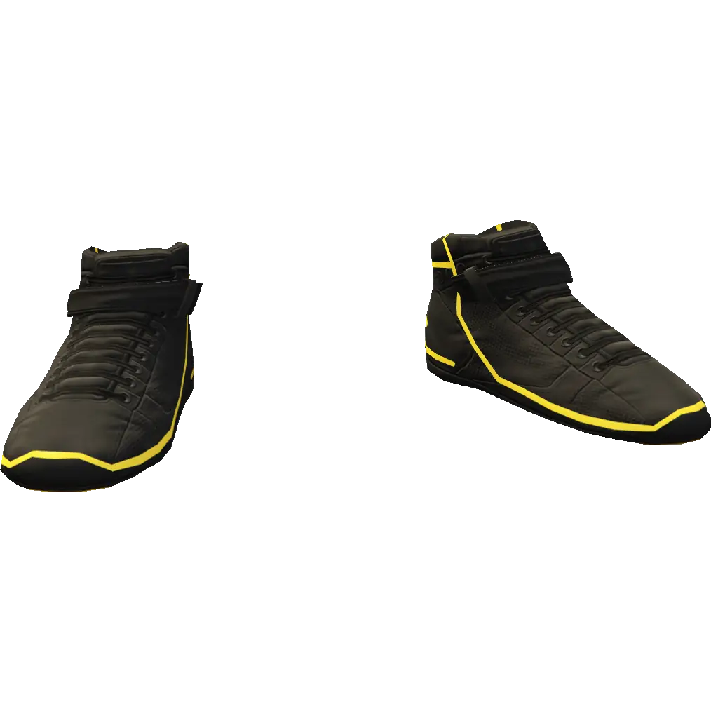 Кроссовки с неоновыми полосками