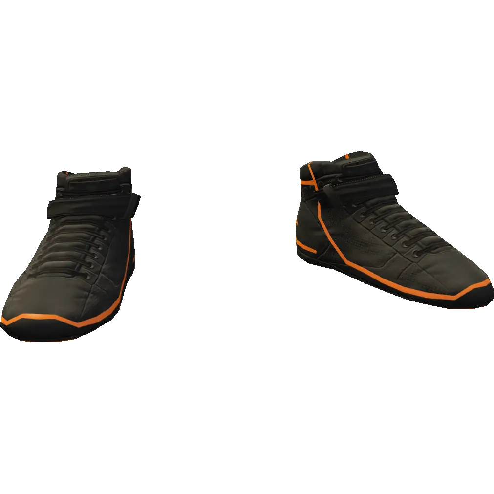 Кроссовки с неоновыми полосками