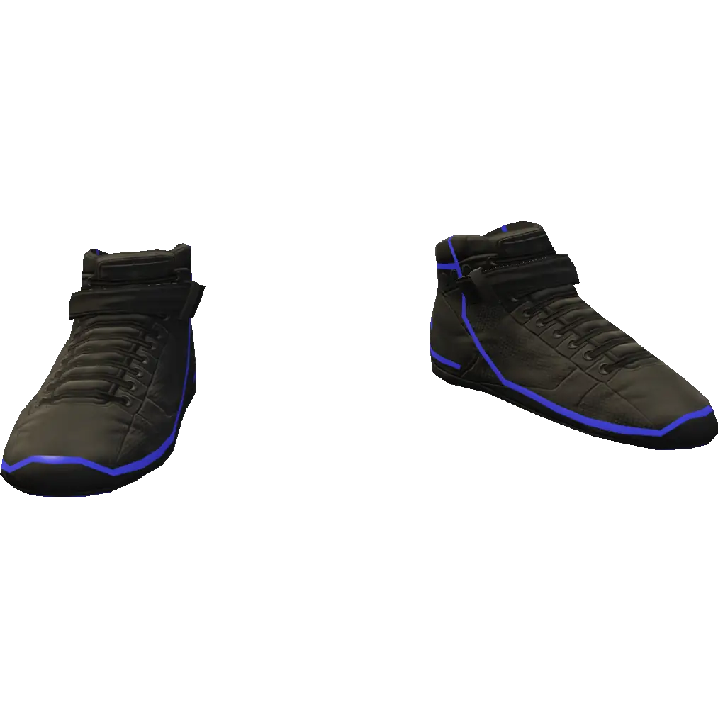 Кроссовки с неоновыми полосками