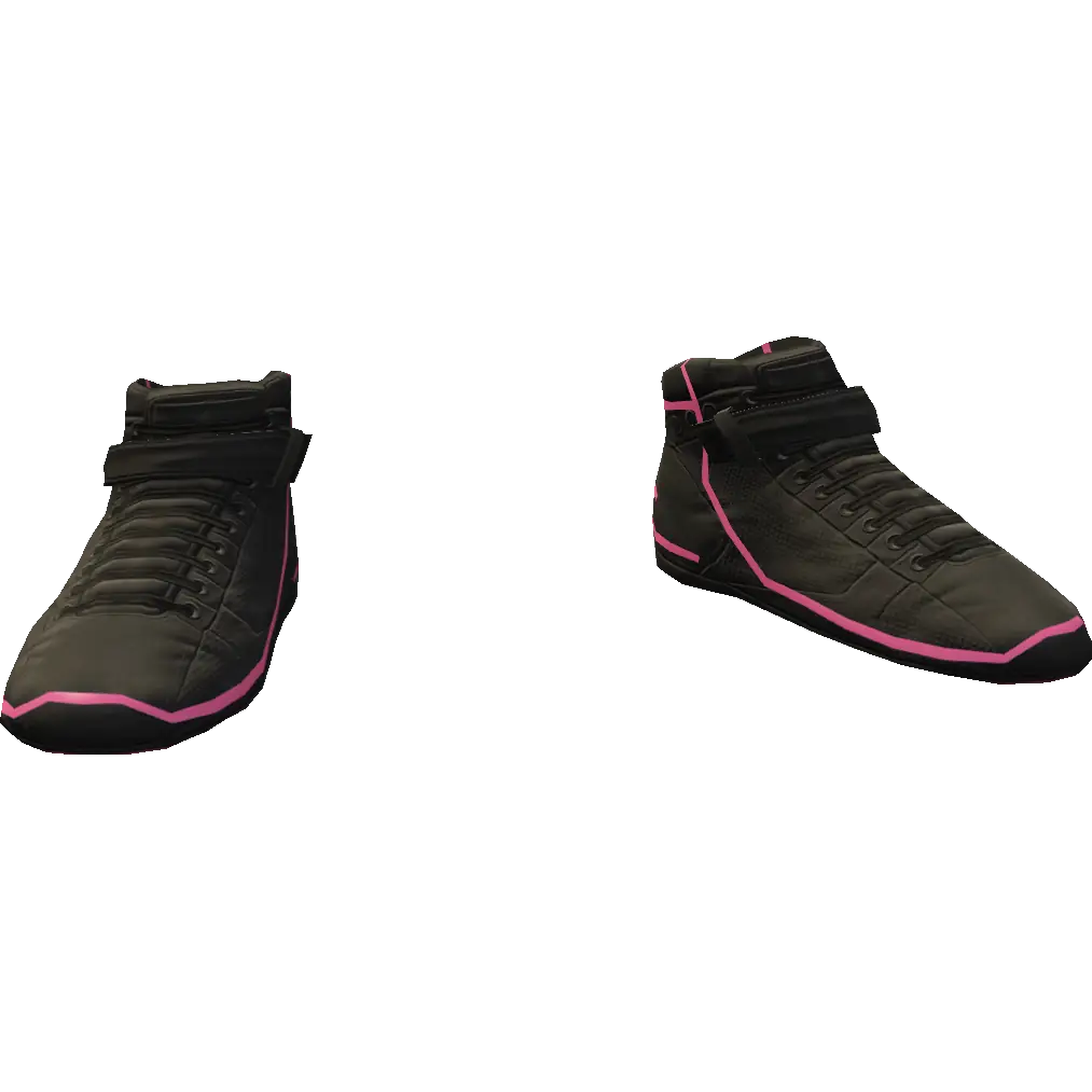 Кроссовки с неоновыми полосками