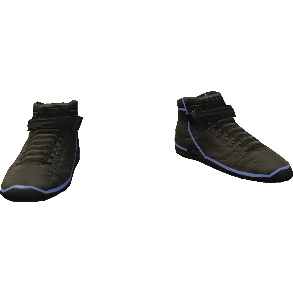 Кроссовки с неоновыми полосками